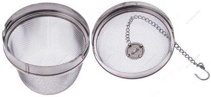 New Star International SD-2319 Stainless Steel Locking Spice Mesh Ball, Tea Strainer, Tea Infuser, Giant Size,... N4