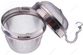 New Star International SD-2319 Stainless Steel Locking Spice Mesh Ball, Tea Strainer, Tea Infuser, Giant Size,... N5