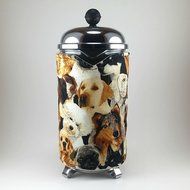 French Press Cozy, 8 cup Cafetiere Cosy Dog Print N3