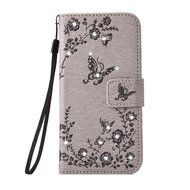 iPhone 6 / iPhone 6S Case, Aroko Card Holder Stand Leather Wallet Case Diamond ButterflyFlip Cover for 4.7" iPhone6... N3