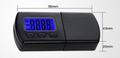 Signstek Blue LCD Backlight Digital Long-Playing LP Turntable Stylus Force Scale Gauge Tester N3