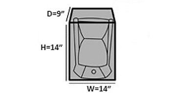 CoverMates &ndash; Keurig Coffee Maker Cover &ndash; 14W x 9D x 14H &ndash; Diamond Collection &ndash; 2 YR Warranty &ndash; Year Around Protection N29