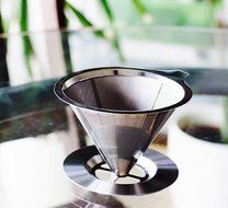 Coffee Dripper Stainless Steel by Strixx- Reusable Paperless Coffee Filter- Coffee Brewer Portable Coffee Maker... N2