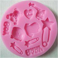 GOOTRADES Baby Boy Shower Fondant Mold Silicone Sugar Craft Molds N6
