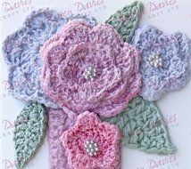 Crochet Flower and Leaf Mold by Karen Davies