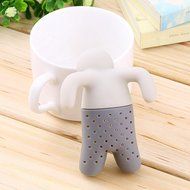 gangnumsky-Unique Cute Tea Strainer, Interesting Life Partner Cute Mr Teapot Silicone Tea Infuser Filter Teapot... N2