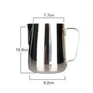 XIDAJE Stainless Steel Milk Pitcher Suitable for Coffee, Latte &amp; Frothing Milk (12 Oz / 350ml) N6