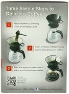 (Ship from USA) Melitta Coffee Maker 6 Cup Pour-Over Brewer with Glass Carafe 1-Count Pack of 1 /ITEM NO#8Y-IFW81854289987