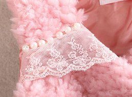 Coat ,BeautyVan Kid Baby Infant Girls Lace Sweet Winter Waistcoat Thick Warm Tops Vest Clothes (5T, Pink) N8