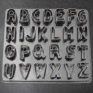 Y&amp;XL&amp;H Bakeware Stainless Steel 26PCS Letter Shaped Cookies Mold Cake &amp; Cookie Cutters N3