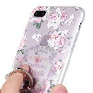 Badalink iPhone 7 Plus Case (5.5") 360 Degree Rotating Ring Holder Kickstand Shockproof Soft TPU Bumper Frame... N23