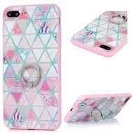 Badalink iPhone 7 Plus Case (5.5") 360 Degree Rotating Ring Holder Kickstand Shockproof Soft TPU Bumper Frame... N24