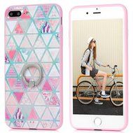 Badalink iPhone 7 Plus Case (5.5") 360 Degree Rotating Ring Holder Kickstand Shockproof Soft TPU Bumper Frame... N25