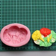 Sher Morning Glory Chocolate Silicone Molds,Cake Molds,Soap Molds,Decoration Tools Bakeware N5
