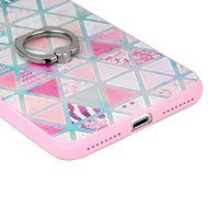 Badalink iPhone 7 Plus Case (5.5") 360 Degree Rotating Ring Holder Kickstand Shockproof Soft TPU Bumper Frame... N27