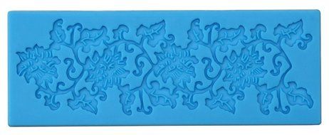 5pc Cake Decorating Molds- Premium Silicone Decoration Molds for Sugarcraft, Fondant, Gumpaste, Resin Mold, Lace... N4