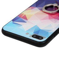 Badalink iPhone 7 Plus Case (5.5") 360 Degree Rotating Ring Holder Kickstand Shockproof Soft TPU Bumper Frame... N40