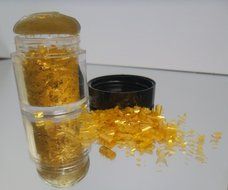 Vegan*Natural Colour Edible Gold Glitter Flakes Edible Cake toppers Topping ingredients