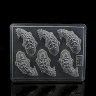 HeroNeo&reg; DIY 3D Koi Fish Plastic Cake Chocolate Mould Jelly Handmade Sugarcraft Mold (Large Koi Fish) N7