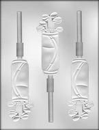 CK Products 4-7/8" Golf Bag Sucker Choc Mold