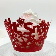 CozyT 50 PACK Cupcake Wrappers Artistic Bake Cake Paper Cups Vine Lace Laser Cut Liner Baking Cup Muffin Case... N22