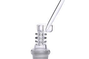 MERITOP Wry Neck Quartz Nail with 19mm Male Joint (19mm Male) N7