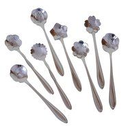 Allure Maek Set of 8 Stainless Steel Creative Spoon for Flower Coffee Spoon,Stirring Spoon, Sugar Spoon, Stir... N7