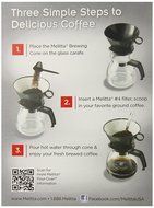 Melitta Cone Filter 6-Cup Coffeemaker (Pack of 2) N3