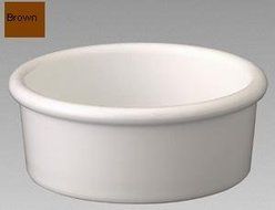 Gessner Products IW-0362-BR 3 oz. Low Profile Ramekin- Case of 12