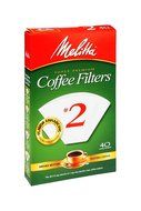 Melitta 622704 #2 White Cone Coffee Filters 40 Count