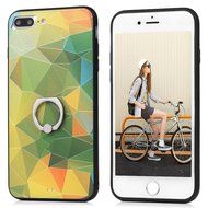 Badalink iPhone 7 Plus Case (5.5") 360 Degree Rotating Ring Holder Kickstand Shockproof Soft TPU Bumper Frame... N42