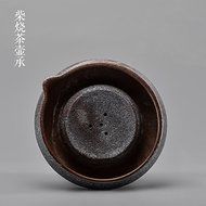 CCWY Burn time rust teapot tea set vintage technology supporting zisha teapot tray tea sea saucer pads,Large square... N2