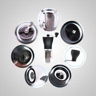 Premium Quality Mini Coffee Bean Grinder in Black with Adjustable Ceramic Burr N2