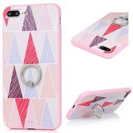 Badalink iPhone 7 Plus Case (5.5") 360 Degree Rotating Ring Holder Kickstand Shockproof Soft TPU Bumper Frame... N47