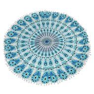 Beautyvan Comfortable Home Car Bed Sofa Large Mandala Floor Pillows Round Bohemian Meditation Cushion Cover Ottoman... N4