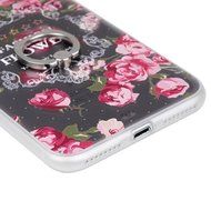 Badalink iPhone 7 Plus Case (5.5") 360 Degree Rotating Ring Holder Kickstand Shockproof Soft TPU Bumper Frame... N51