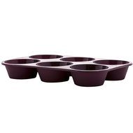 Marathon Housewares KW200010RD Premium Silicone 6 Cup Standard Size Muffin Pan, Red N11