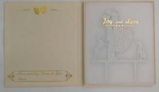 LOVENJOY with Gift Box Love Her Love Her Dog Silhouette Acrylic Wedding Engagement Cake Decoration Topper Black... N15