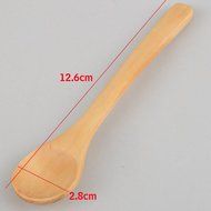 Asdomo 6pcs Wooden Teaspoon Coffee Kitchen Cooking Condiment Utensil Catering Spoon N3