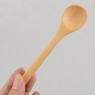 Asdomo 6pcs Wooden Teaspoon Coffee Kitchen Cooking Condiment Utensil Catering Spoon N5