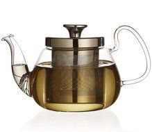 The Tea Makers of London One Cup Glass Teapot With Removable Stainless Steel Infuser And Removable Coil Filter... N3