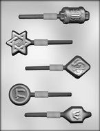 CK Products Jewish Symbol Sucker Choc Mold