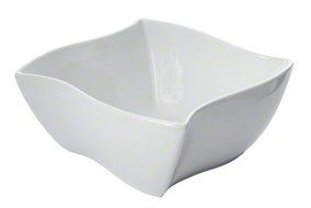 American Metalcraft SQVY8 Sqauvy Porcelain Bowl, 76-Ounce, White