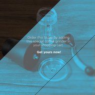 Premium Quality Mini Coffee Bean Grinder in Black with Adjustable Ceramic Burr N3