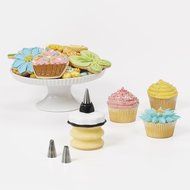 OXO Good Grips Baker's 8-Piece Silicone Decorating Bottle Kit, Clear/Red N16
