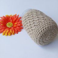 Beige Mason Jar Cozy Cotton N2