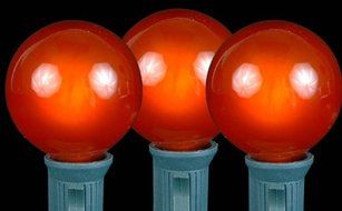 Novelty Lights, Inc. G40-E12-5W-S-FR Globe Outdoor Patio Party Christmas Replacement Bulbs, Frosted White, 25... N30