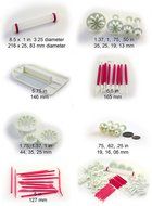 Sorcery Products &trade; (15 Sets / 60 pcs)Fondant Heart Flower Cake Sugarcraft Cookie Mould Icing Plunger Cutter Tool... N4