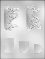 CK Products 4-1/4-Inch 3-D Sleigh Chocolate Mold
