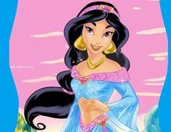 Jasmine Aladdin Edible Image Photo Cake Frosting Icing Topper Sheet Personalized Custom Customized Birthday Party... N2